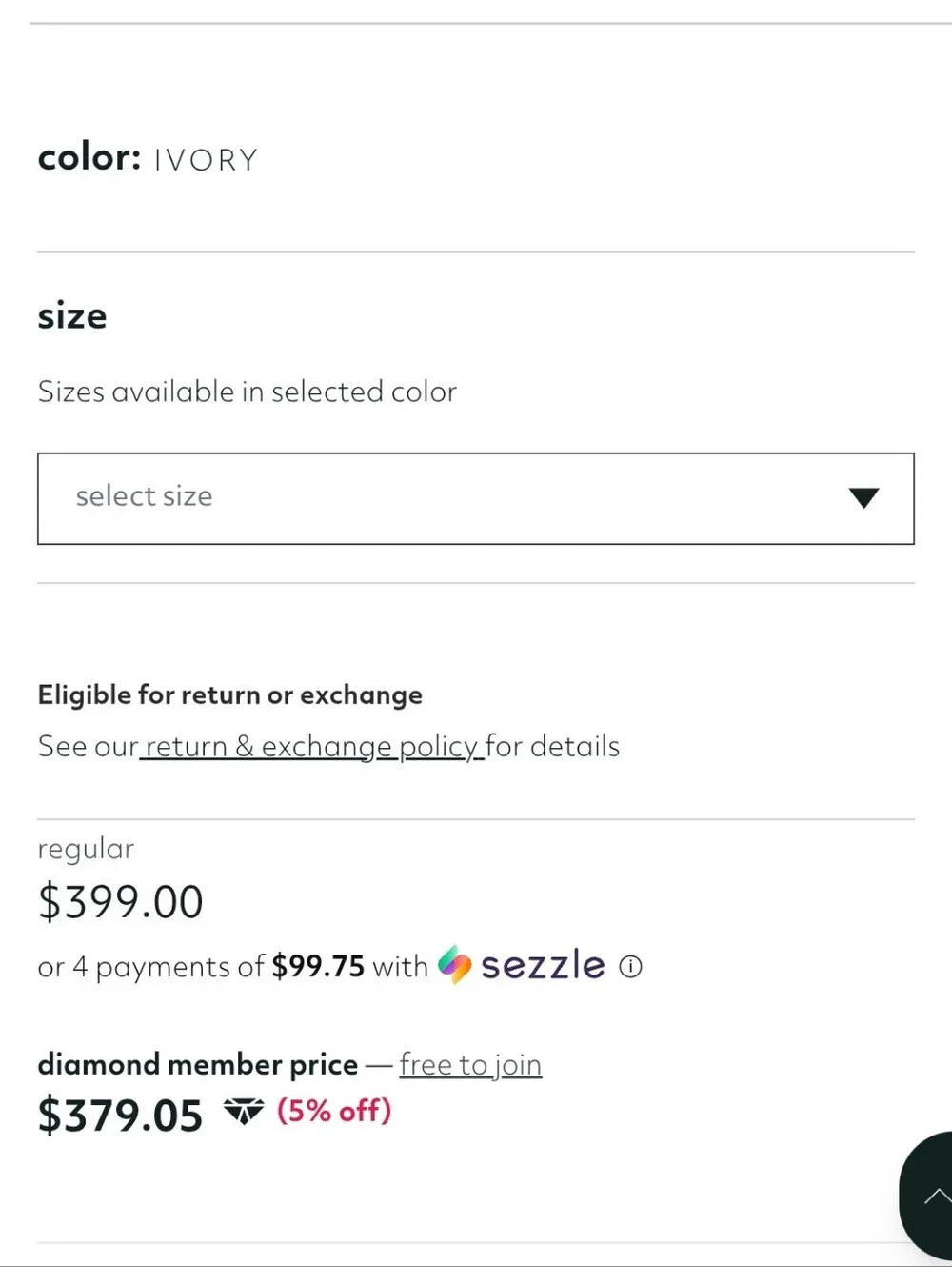 Davids Bridal size 10